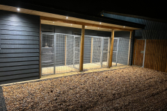 Outside kennel